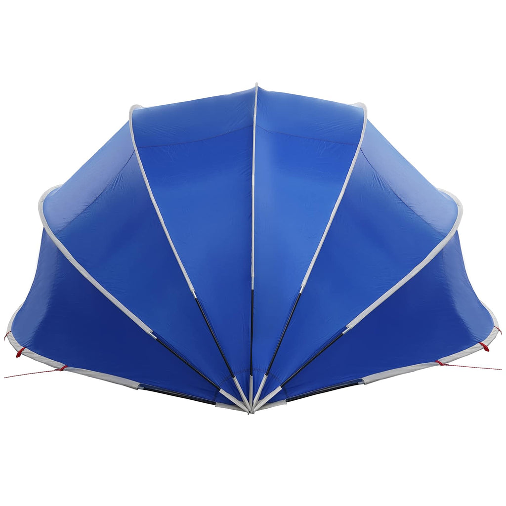 Dome Pieghevole per Piscina 546 x 516 x 250 cm Blu Azzurro