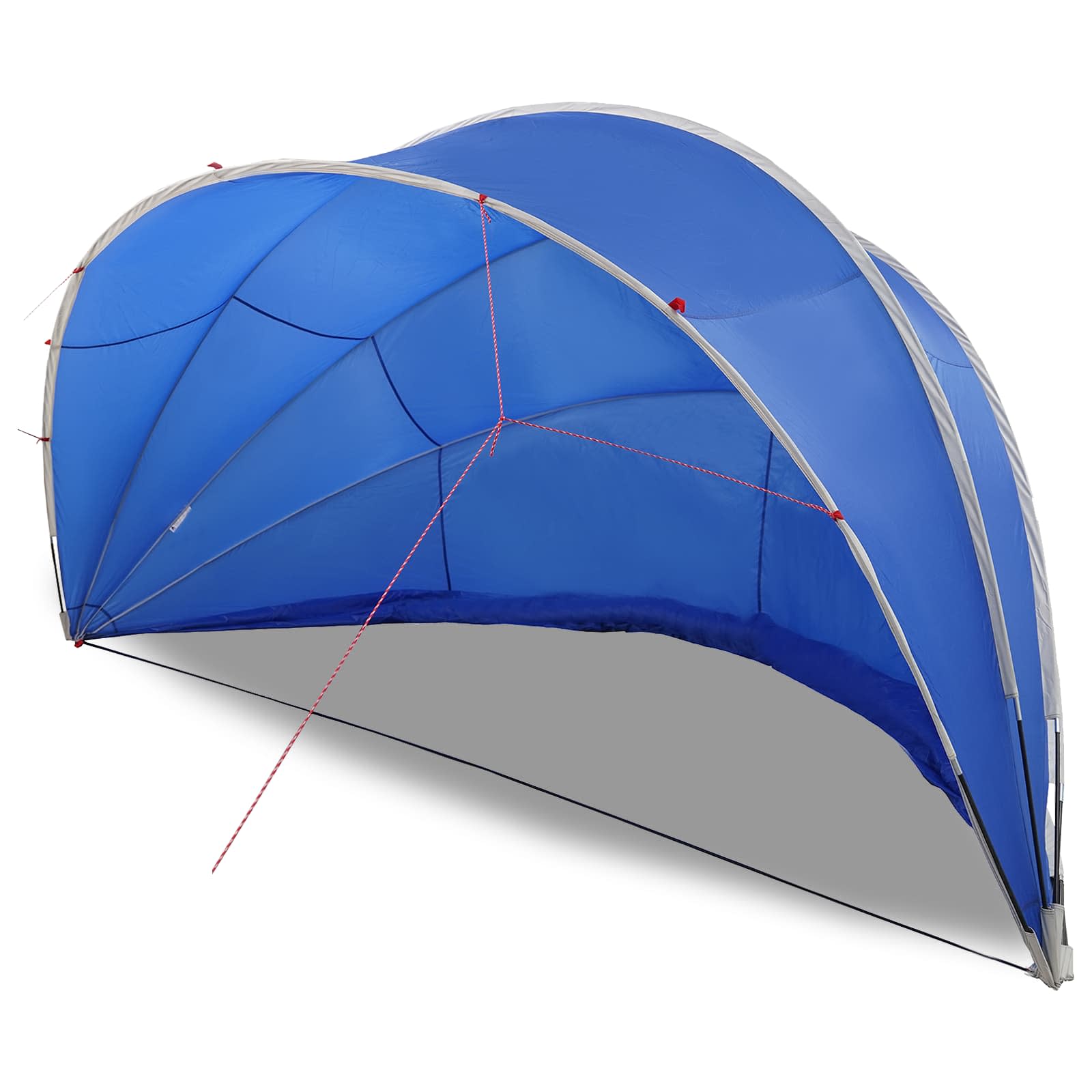 Dome Pieghevole per Piscina 546 x 516 x 250 cm Blu Azzurro