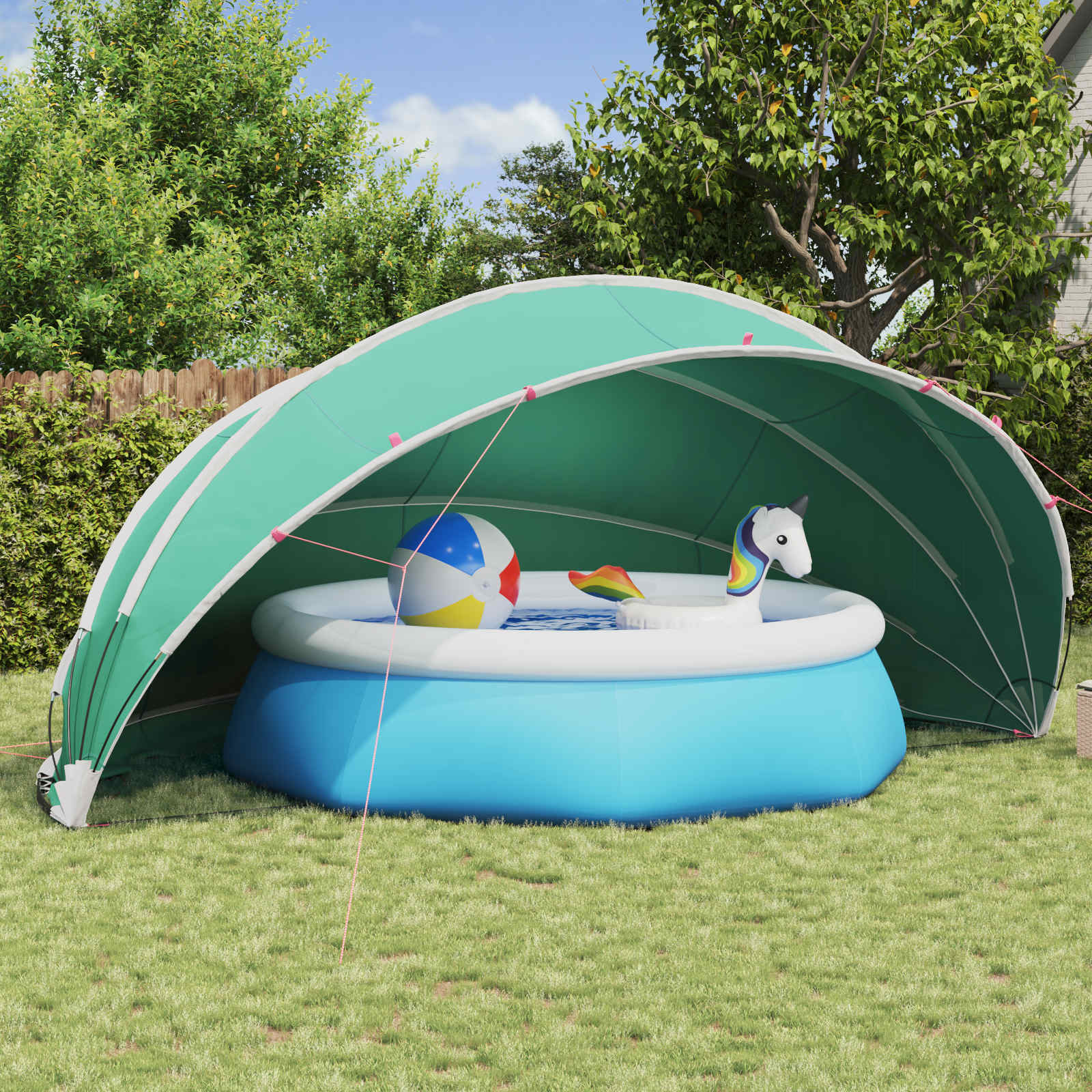 Dome Piscina 546 x 516 x 250 cm Verde Mare