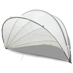 Dome Pieghevole per Piscina Grigio e Arancione 546 x 516 x 250 cm