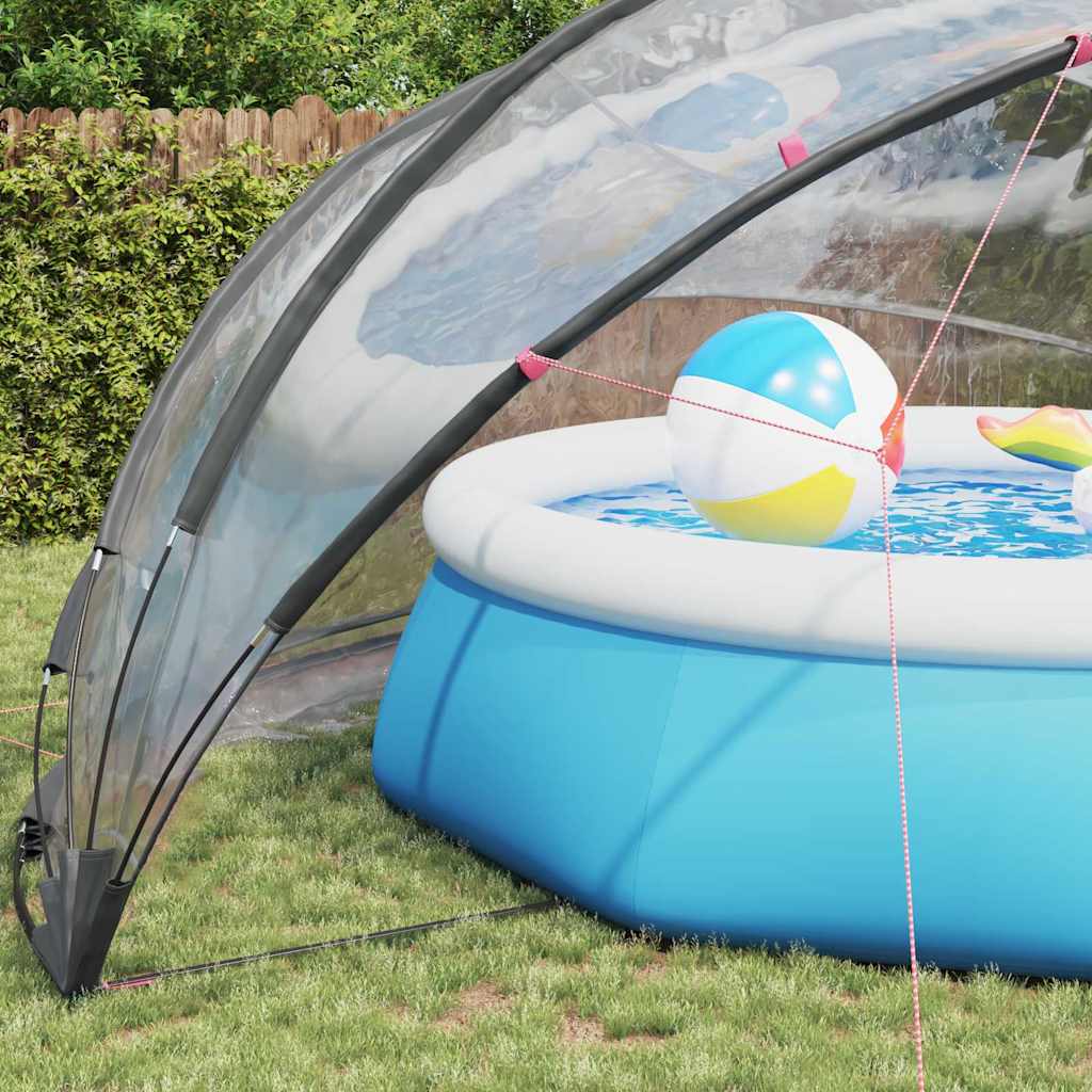 Dome Piscina Trasparente 546 x 516 x 250 cm PVC