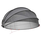 Dome Piscina Nero 546 x 516 x 250 cm