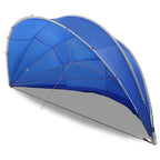 Dome Pieghevole per Piscina 592 x 590 x 275 cm Blu Azzurro