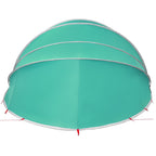 Dome Pieghevole per Piscina 592 x 590 x 275 cm Verde Mare