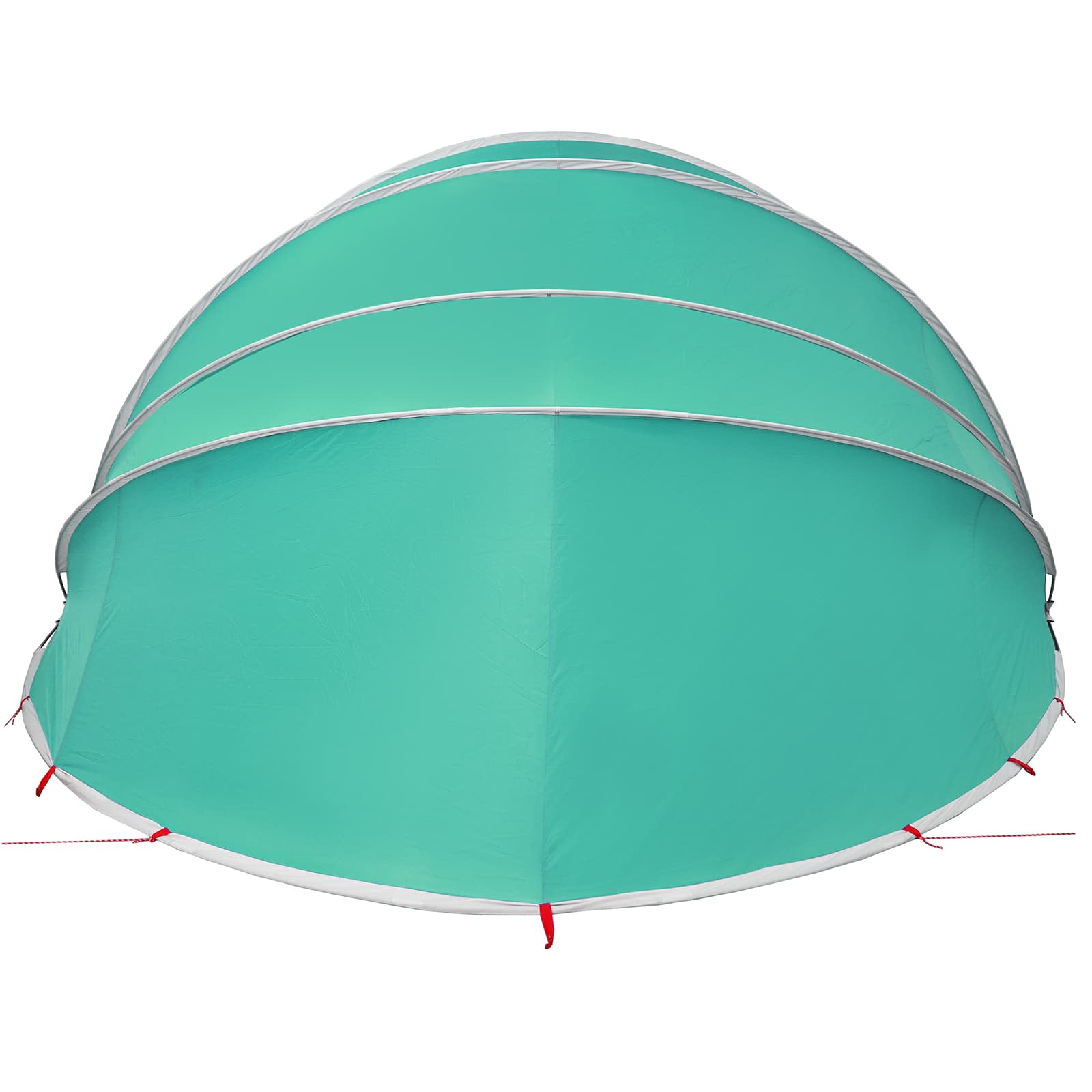 Dome Pieghevole per Piscina 592 x 590 x 275 cm Verde Mare