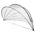 Dome Piscina Trasparente 592 x 590 x 275 cm PVC Pieghevole