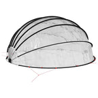Dome Piscina Trasparente 592 x 590 x 275 cm PVC Pieghevole
