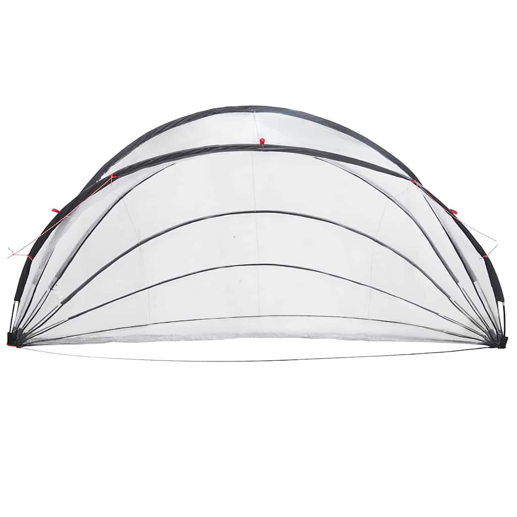 Dome Piscina Trasparente 592 x 590 x 275 cm PVC Pieghevole