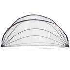 Dome Piscina Trasparente 592 x 590 x 275 cm PVC Pieghevole