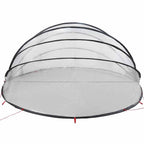 Dome Piscina Trasparente 592 x 590 x 275 cm PVC Pieghevole