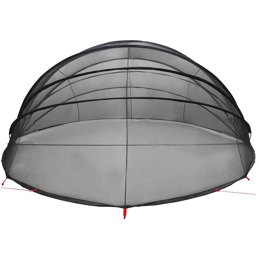 Dome Piscina Nero 592 x 590 x 275 cm Pieghevole