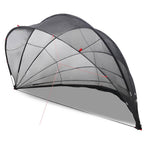 Dome Piscina Nero 592 x 590 x 275 cm Pieghevole