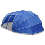 Tenda da piscina a cupola 538 x 440 x 204 cm Blu Azzurro