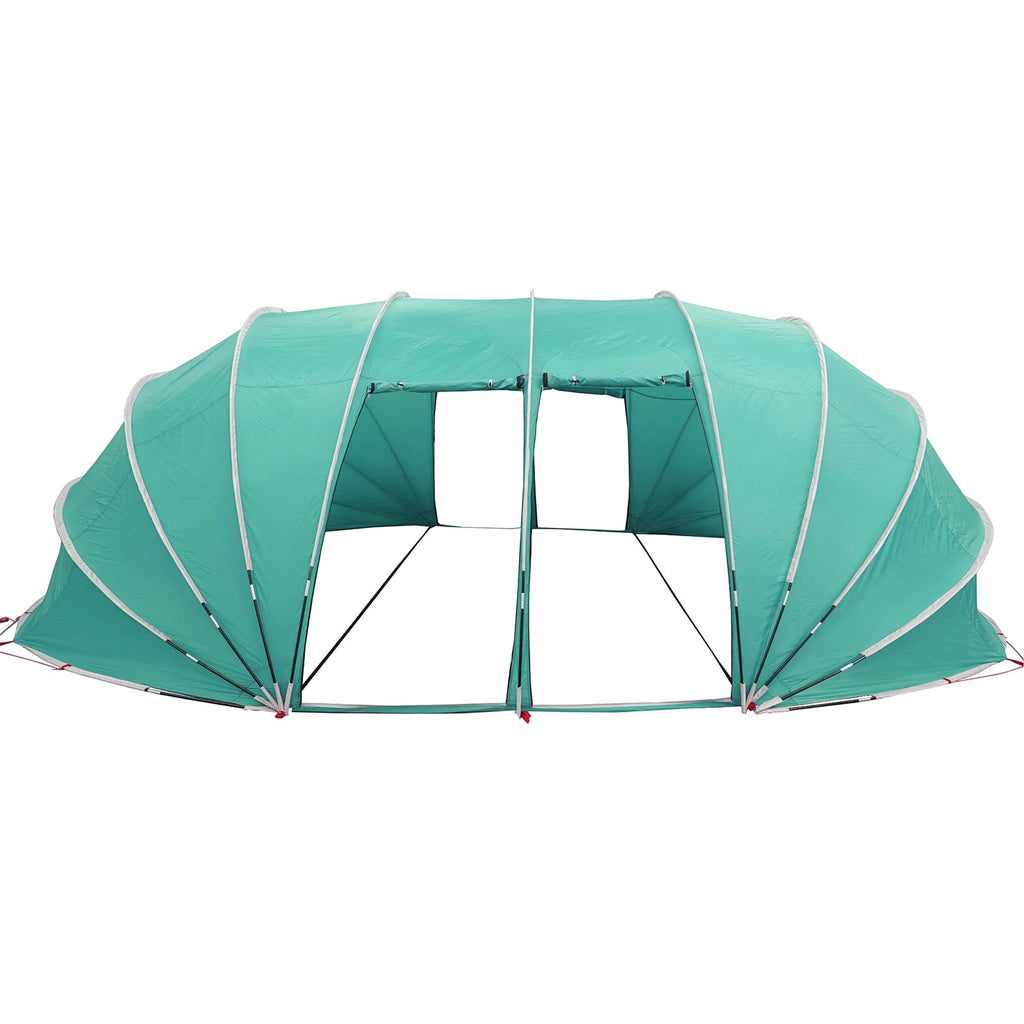 Tenda da piscina a cupola 538 x 440 x 204 cm Verde mare