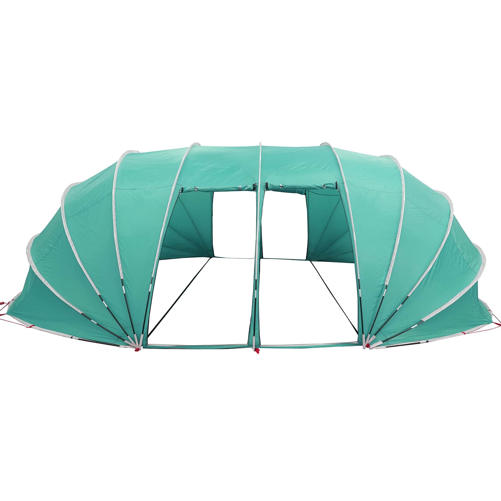 Tenda da piscina a cupola 538 x 440 x 204 cm Verde mare
