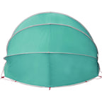 Tenda da piscina a cupola 538 x 440 x 204 cm Verde mare