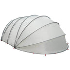Tenda da piscina a cupola grigio 538 x 440 x 204 cm