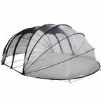Tenda da piscina a cupola trasparente 538 x 440 x 204 cm PVC