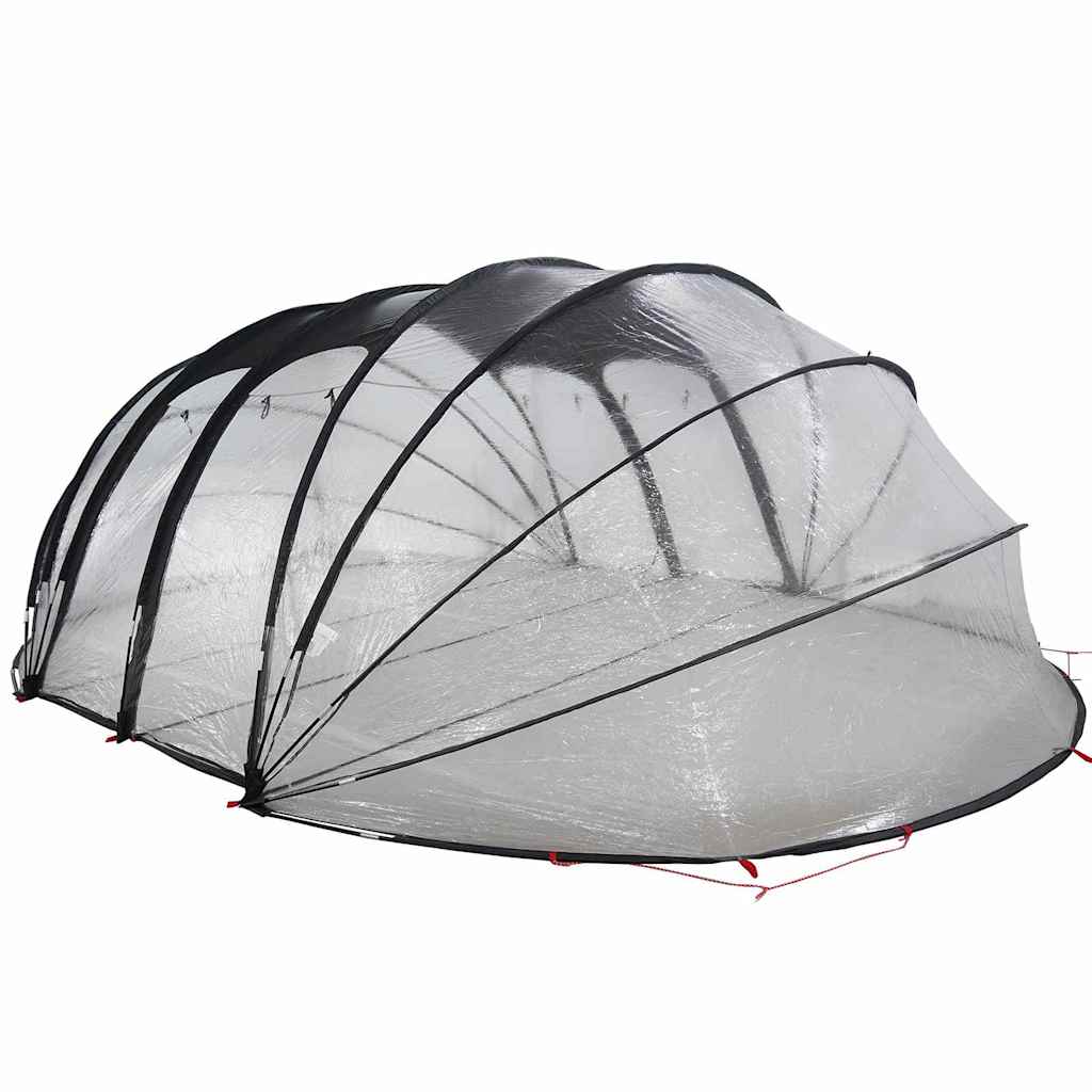 Tenda da piscina a cupola trasparente 538 x 440 x 204 cm PVC