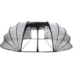 Tenda da piscina a cupola trasparente 538 x 440 x 204 cm PVC