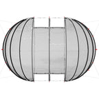 Tenda da piscina a cupola trasparente 538 x 440 x 204 cm PVC