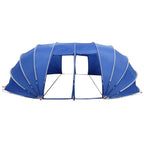 Tenda da piscina a cupola 640 x 432 x 205 cm Blu azzurro