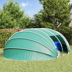 Tenda da piscina a cupola 640 x 432 x 205 cm Verde Mare