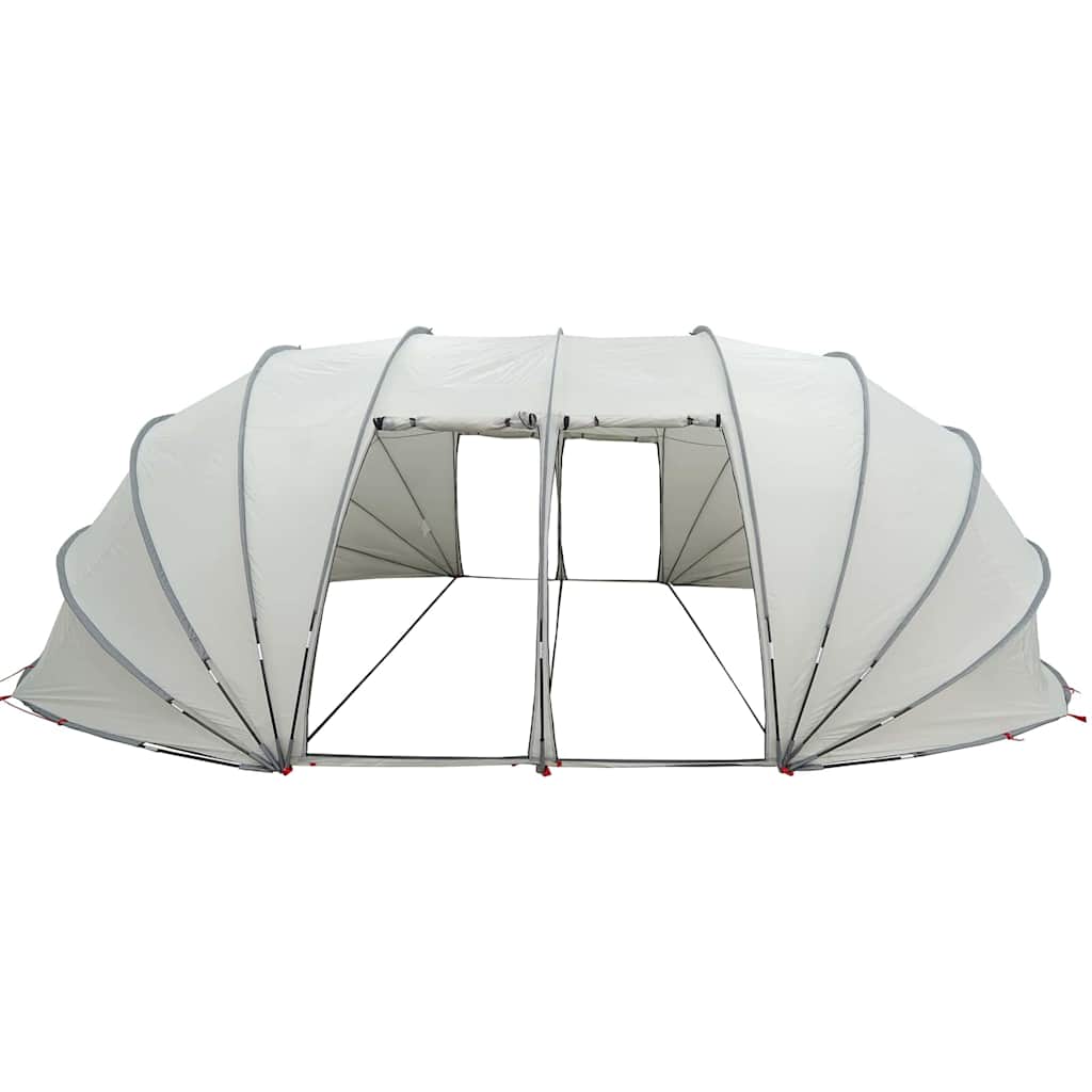 Tenda da piscina a cupola grigio 640 x 432 x 205 cm