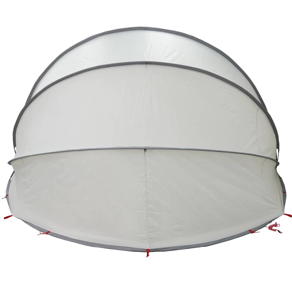 Tenda da piscina a cupola grigio 640 x 432 x 205 cm