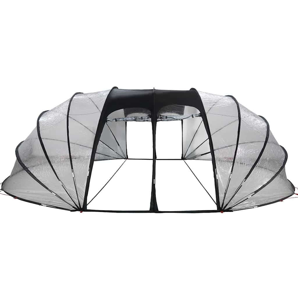 Tenda da piscina a cupola trasparente 640 x 432 x 205 cm PVC