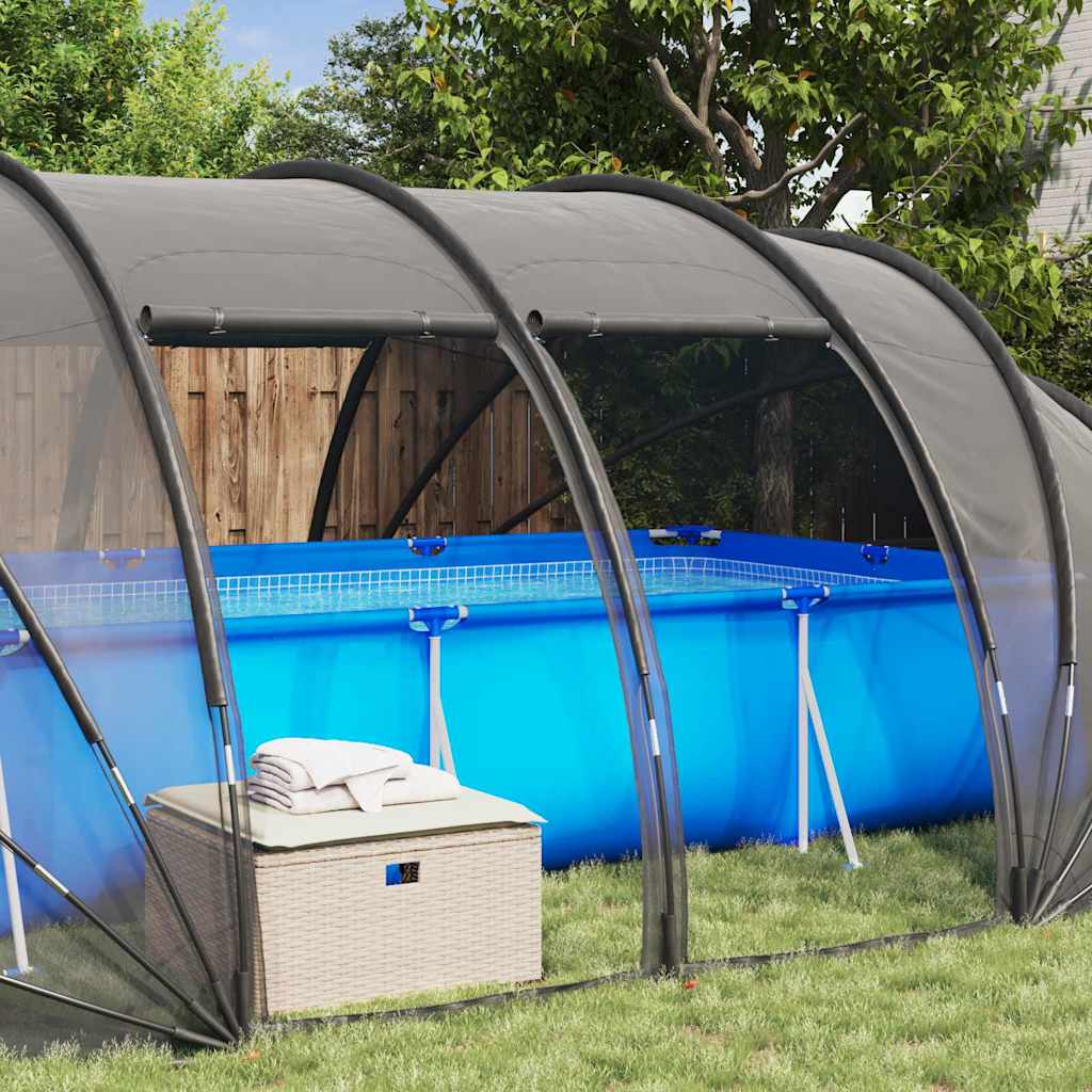 Tenda da piscina a cupola trasparente 640 x 432 x 205 cm