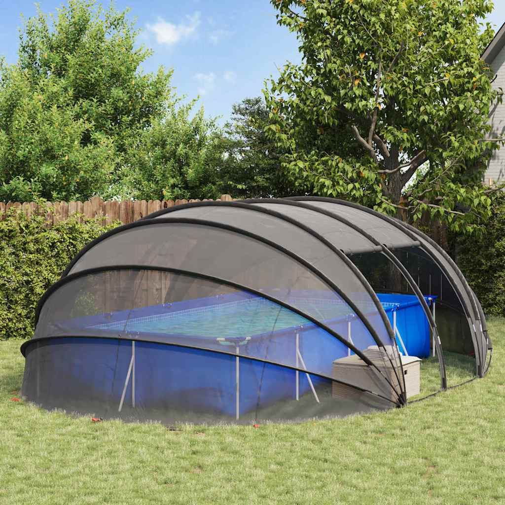 Tenda da piscina a cupola trasparente 640 x 432 x 205 cm