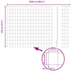 Recinzione Euro 1,2 x 25 m Ferro rivestito in PVC