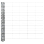Recinzione da campo in acciaio zincato Argento 25 x 1,4 m