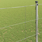 Recinzione da campo in acciaio zincato Argento 25 x 1,5 m