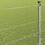 Recinzione da campo in acciaio zincato Argento 25 x 1,6 m