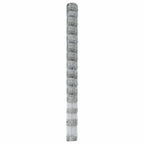 Recinzione da campo in acciaio zincato Argento 25 x 1,6 m