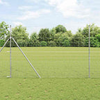 Recinzione da campo in acciaio zincato Argento 25x1,6 m