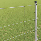 Recinzione da campo in acciaio zincato Argento 25 x 1,6 m