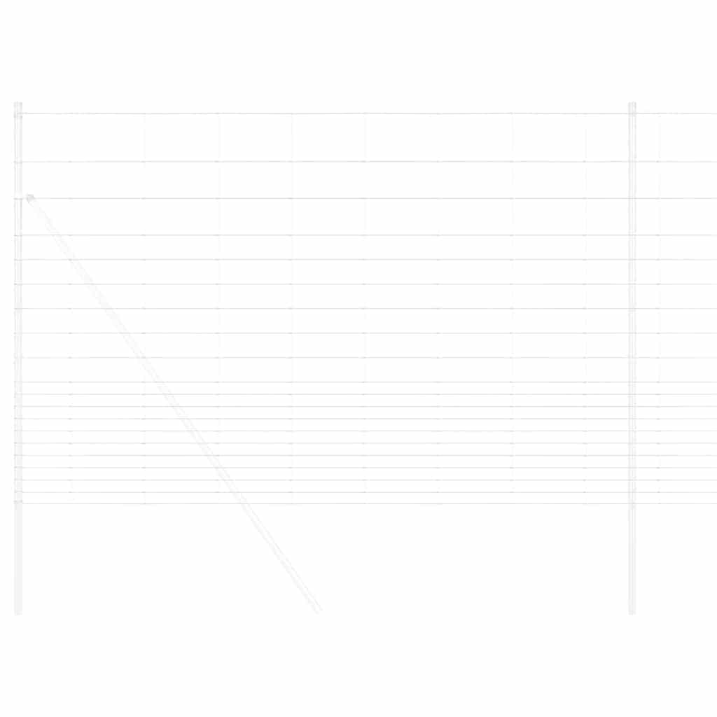 Recinzione da campo in acciaio zincato Argento 25 x 1,6 m