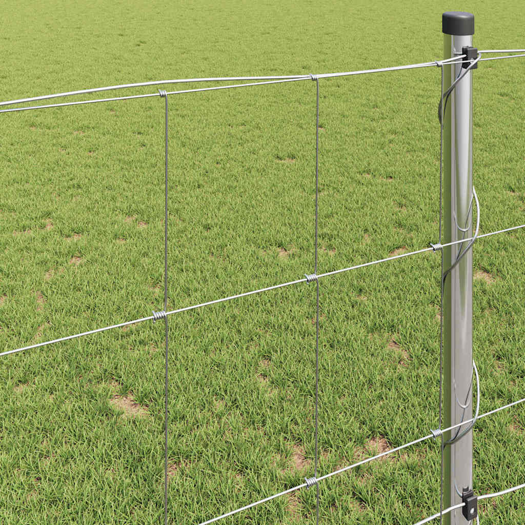 Recinzione da campo in acciaio zincato Argento 50x1 m