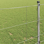 Recinzione da campo in acciaio zincato argento 50x1 m