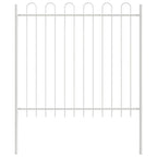 Recinzione per Giardino BOXTEL Bianco in Acciaio 170x200 cm