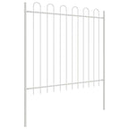 Recinzione per Giardino BOXTEL Bianco in Acciaio 170x200 cm