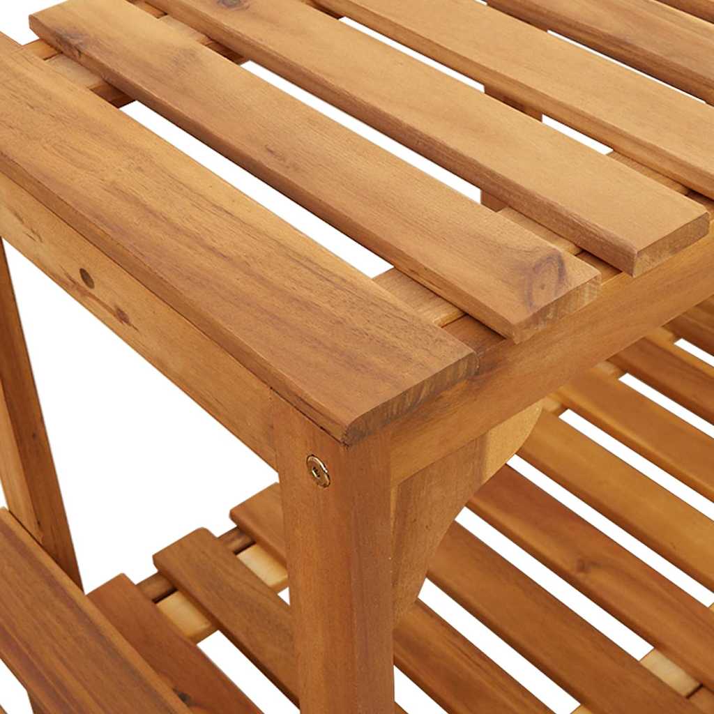 Circonferenza per Vasca Idromassaggio in Legno di Acacia Marrone 230 x 230 cm