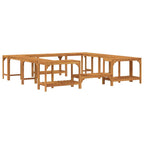 Circonferenza per Vasca Idromassaggio in Legno di Acacia Marrone 230 x 230 cm