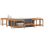 Circonferenza per Vasca Idromassaggio in Legno di Acacia Marrone 230 x 230 cm