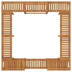 Circonferenza per Vasca Idromassaggio in Legno di Acacia Marrone 230 x 230 cm