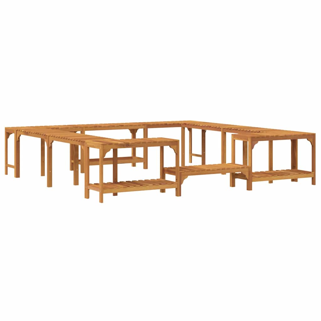 Circonferenza per Vasca Idromassaggio 255 x 255 x 55,5 cm - Legno Acacia Massello