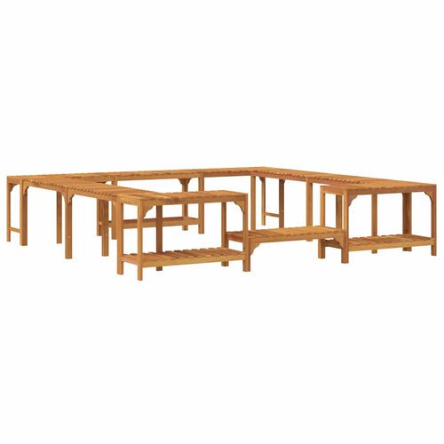Circonferenza per Vasca Idromassaggio 255 x 255 x 55,5 cm - Legno Acacia Massello